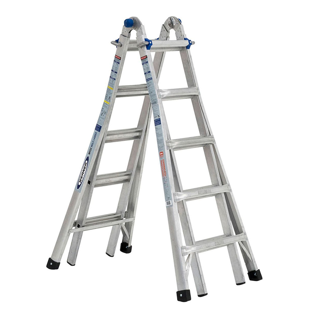 [ MT22 멀티 5단 LS사다리A형최대2.74M/H형최대5.79M/하중 135kg높이조절 접이식 사다리]