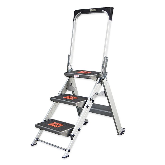 금창산업 PLUS-JUMBO STEP-03 플러스 점보 스텝 사다리 3단[littlegiant,리틀자이언트,계단작업대,사다리,계단사다리,안전작업대,가정용사다리,가정용,광폭,안전발판,와이드발판]